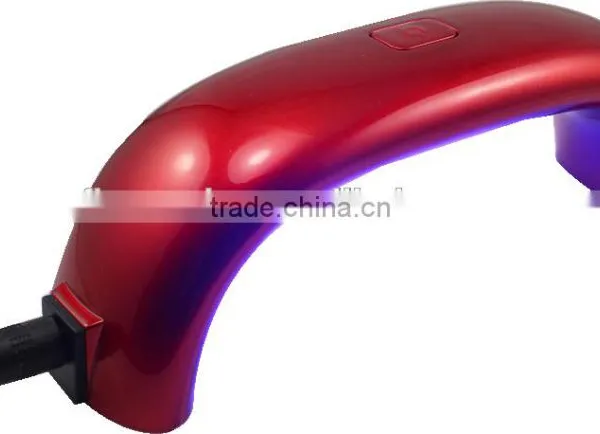 Amazon New Portable (395mm~405mm)9W Rainbow LED Lamp 6atts LED Nail Light Mini Nail LED Dryer photo-3