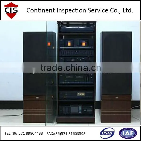 Home Appliance QC / Combination Audio / Spearker/Music Center Quality Inspection / Preshipment Inspection Service