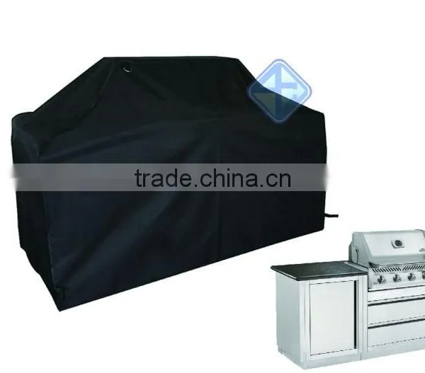 Vinyl BBQ Grill Island Cover