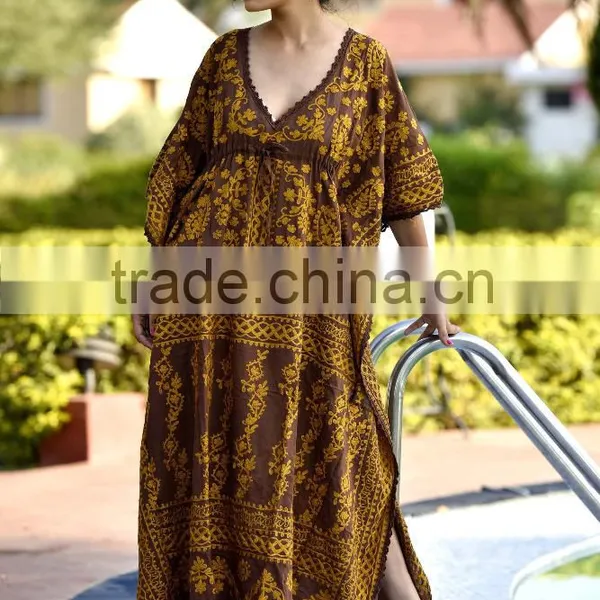 Full Embroidered Kaftans Ladies Kaftan Long