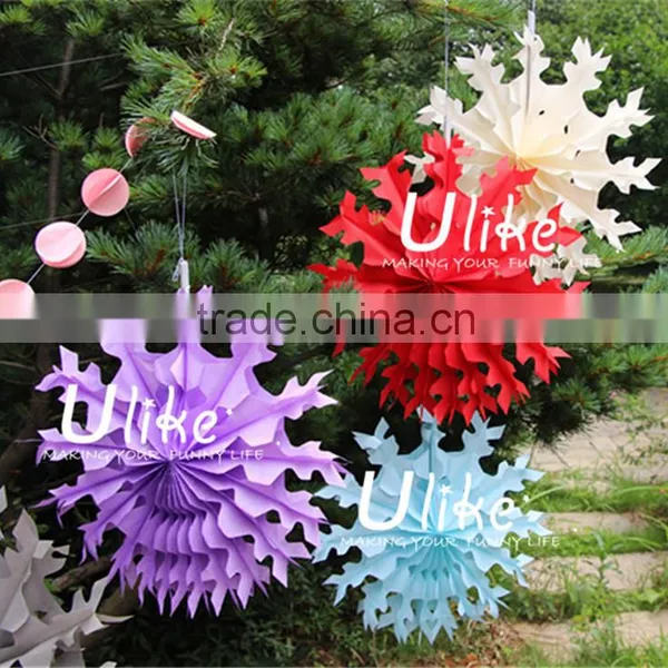 Popular Tissue Paper Fans Ceiling Decoration Inflatable Helicopter Party Decoration photo-6