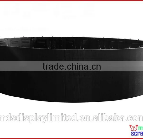 P10 Led Display Curve, Indoor Usage and Video and Picture Display Function Advertising Led Screen photo-4