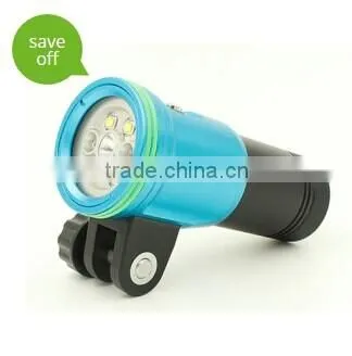 Wholesale Price Underwater Waterproof Torch For Diving Photo / Video