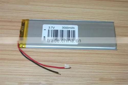 China manufacturer 3.7V 3000mAh lipo battery for PDA electronic book