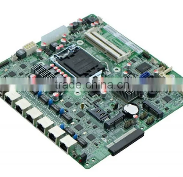 Intel B75 LGA1155 Firewall Mainboard Mini Itx Motherboard With 6 LAN H67SL photo-3
