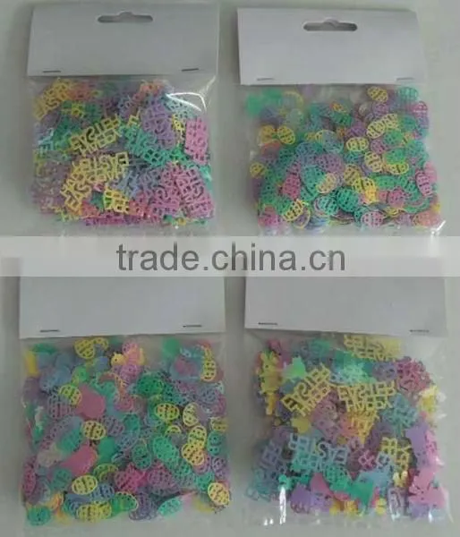 HOT SALE 14G PVC Easter Table Confetti for Easter Party Decorations