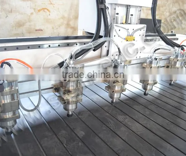 Woodworking 3d Cnc Router Cnc Wood Carving Machine 6 Heads Spindle photo-2