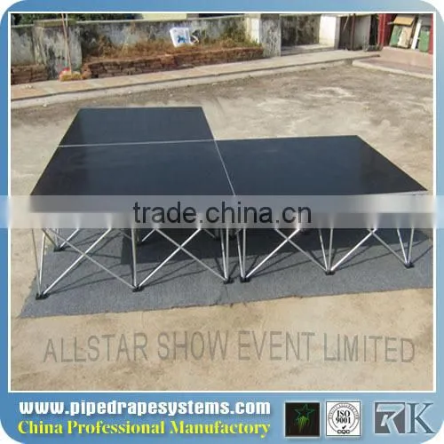 Cheap Wood Manufacture Promotion Folding Portable Stages for Sale photo-3