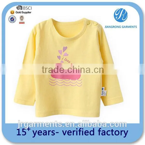 Baby Cotton Clothes Summer Clothing 100% Cotton Printed O-neck t Shirts Wholesale