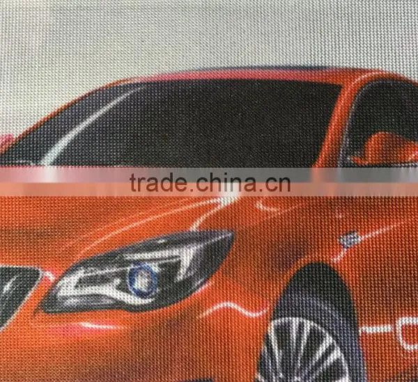 Gloss Warp Knitting Cloth Flying Flag Printing