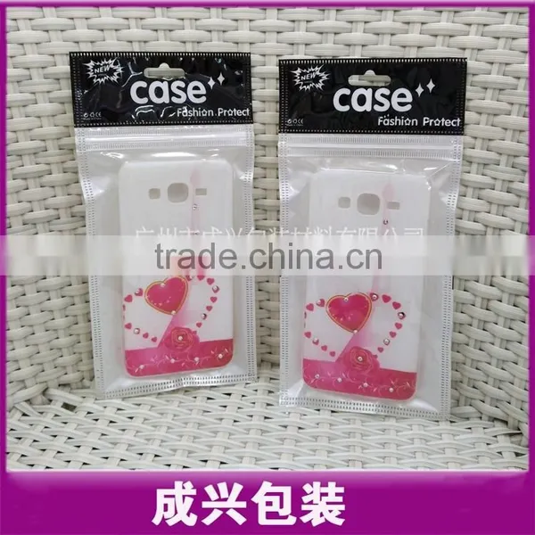 Printing Header Poly Bag White Plasic Bag With Zipper Clear Mobile Case Plastic Zipper Bags With Hanger photo-6