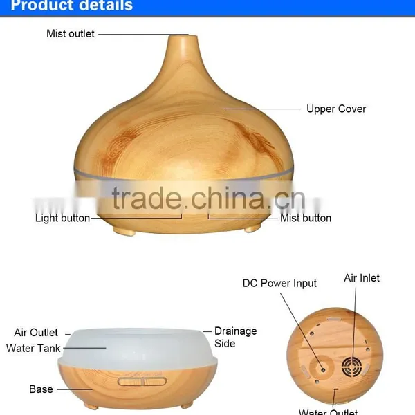 Health Care Portable Essential Oil Diffuser Whisper Quite Air Aroma Diffuser photo-5