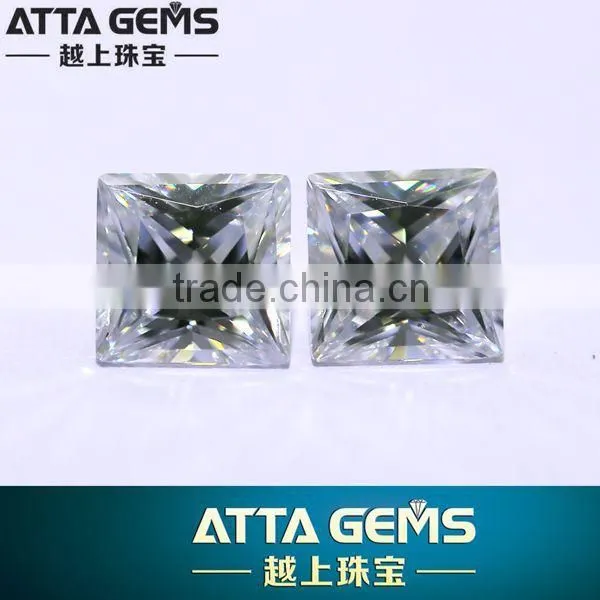 AAAAA Princess Cut 6*6m 1 Carat Cubic Zirconia photo-4