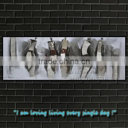 Abstract Wall Hanging Paintings Dancing Building
