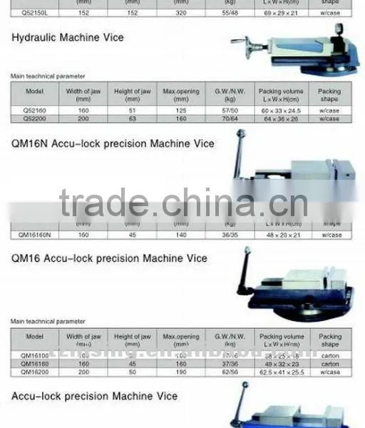 precision milling Machine Vice