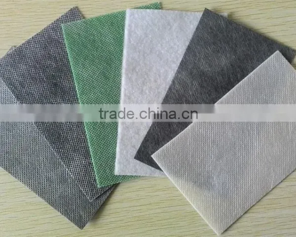 Black Polythene Waterproof Membrane Laminated With Polypropylene Non-woven photo-3