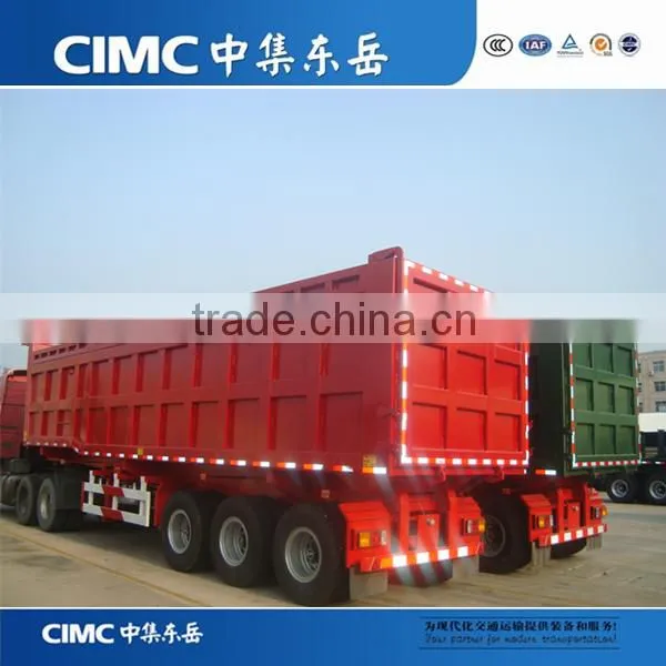 CIMC Widely Used Hydraulic Lifting 3 Axle Tipper Semi Trailer photo-5