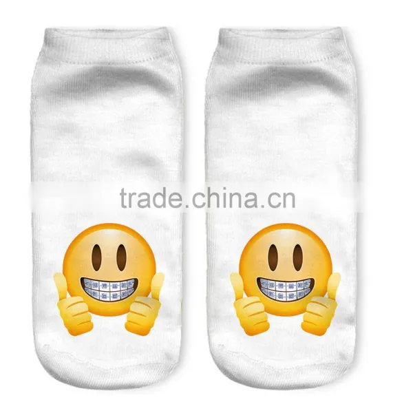 Wholesale Fashion Custom Print Emoji Socks photo-3