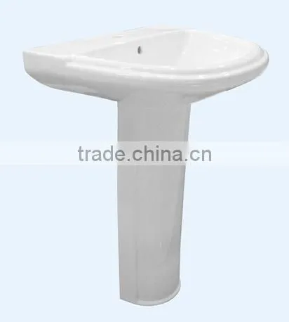 Y048 Ceramic Sanitary Ware Pedestal Basin