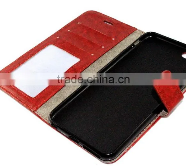 Photo Album Leather Low Price China Mobile Phone Leather Case for Iphone 6 Quality Choice Most Popular photo-3