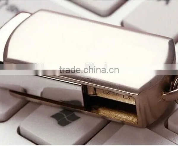 High Quality Usb 2.0 Mini Metal Usb Flash Drive, Portable Swivel Usb Stick photo-5