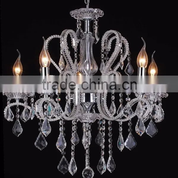 WD-1801-3/5/8 Elegant Elbow K9 Crystal Chandelier photo-2