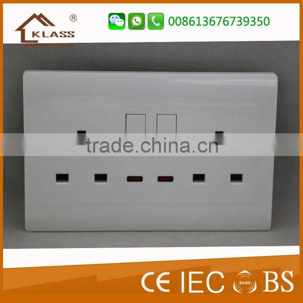 KB2 UK Best Price British Style Wall White Plastic 1 Gang 2 Way Switch With CE IEC SASO photo-6