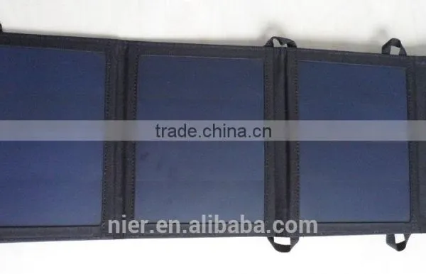 2016 High Efficiency Solar Pack Portable Solar Cells Bag 14 Watts Charge for Mobile Phones photo-4