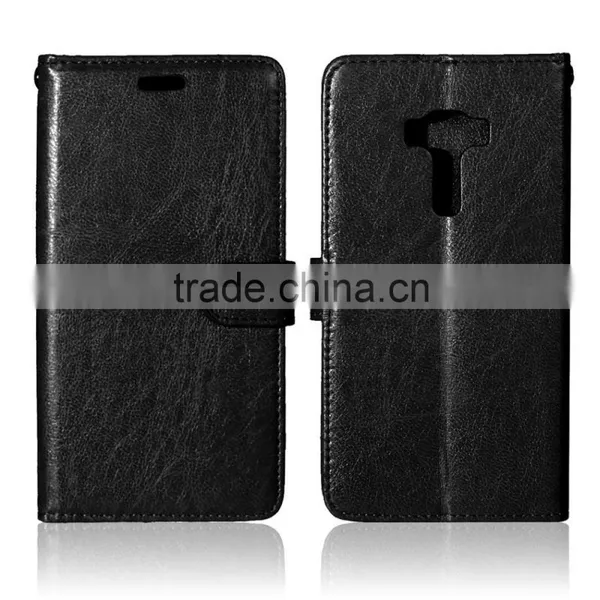 For ASUS Zenfone 3 ZE552KL 5.5 Inch Luxury Wallet Credit Card Book Style Flip Stand Leather Case Back Cover Leather photo-2