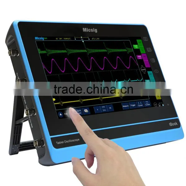 Micsig TO204A 200MHz 4 Channels Full Touch Oscilloscopes USB Oscilloscope