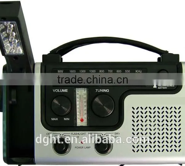 Hot Selling Panel LED Mobile Flashlight Solar Charge Radio