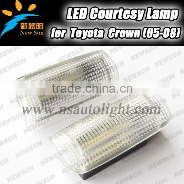 Latest New 24SMD Led for Lexus Door Courtesy Light Lamp Bulbs Fit for Toyota FT86,Crown for Lexus IS 2013~ Error Free