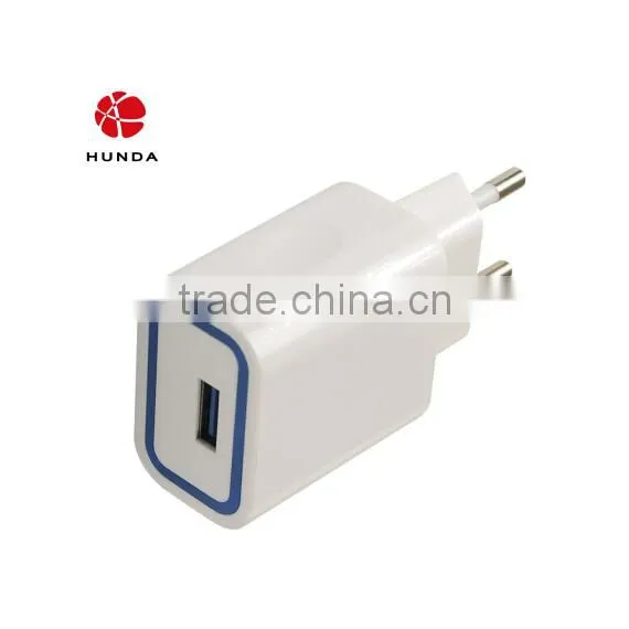 HUNDA Quick Charge 3.0 Wall Charger With EU Plug for Samsung S7/S6/Edge, LG G4, Moto X, Blackberry Priv, Xiaomi 5