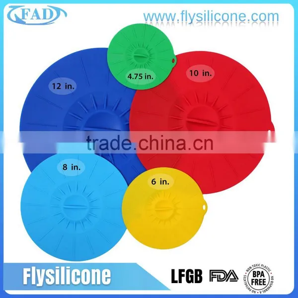 OEM 6pcs Tea Cups & Saucers China Pot Bowl Cover Silicone Suction Lid Sets photo-2