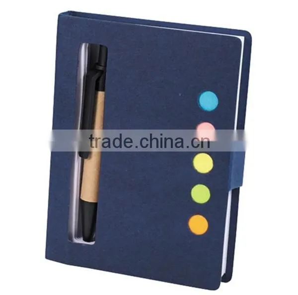 Recycled Hardcover Tear off Notepad With Pen photo-6