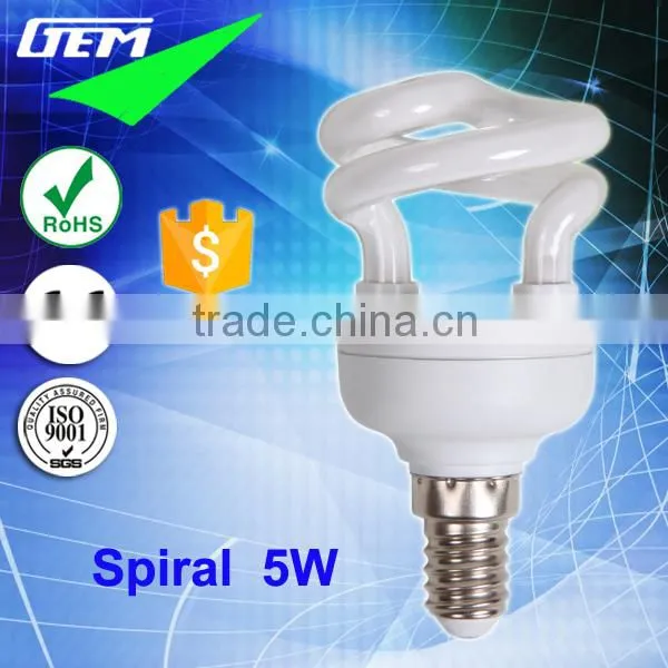 Warmwhite Energy Saving 3U/Spiral T2 Mini Lamp E14 With 5-15W photo-2
