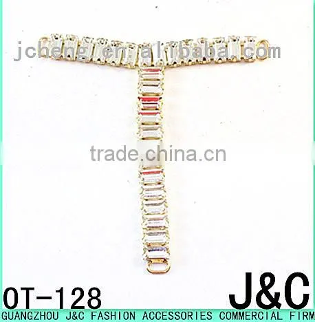 5*10 Acrylic Stones Gold Plating Fashionble Ladies Sandal Accessories photo-2