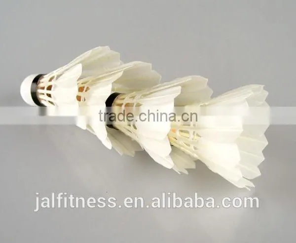 High Quality Class A Duck Feather 12pcs/Barrel Badminton Ball White Teal Feather Sport Game Training Badminton photo-5