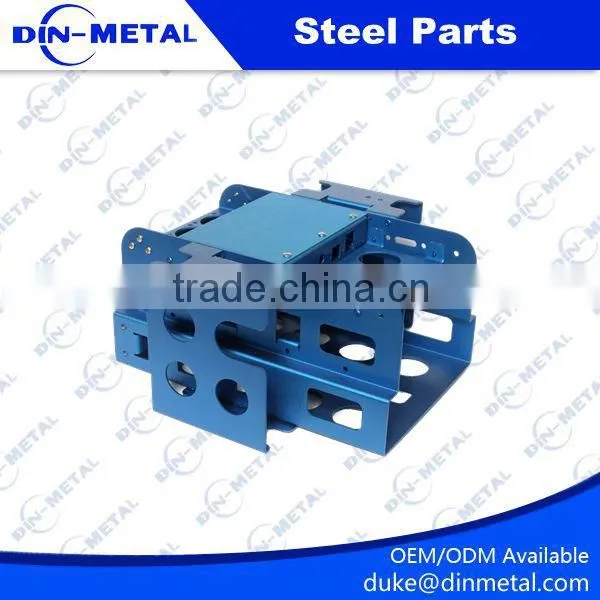 6061/ 6063 Aluminum Alloy Powder Coating / Anodized Manufacturing Sheet Metal Components