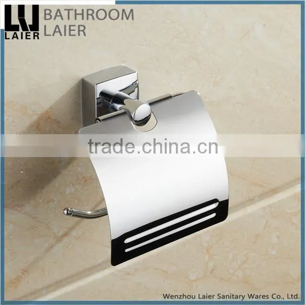 Promotional Multi-Purpose Zinc Alloy Chrome Finishing Bathroom Sanitary Items Wall Mounted Toilet Paper Holder photo-3
