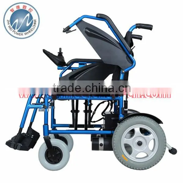 Aluminum Folding Electric Wheelchair With Lead Acid Battery