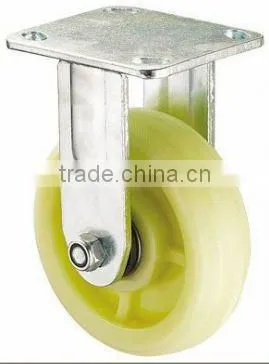 Heavy Duty Pattern Nylon Insulation Fixed Wheels Caster