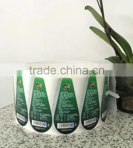 2016 Best Price High Quality Vinyl Material Bottle Labels Printing Adhesice Stickers in Roll photo-5