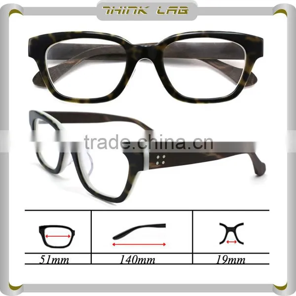 Italy Designer Eyeglass Frame Personal Acetate Optics Reading Glasses