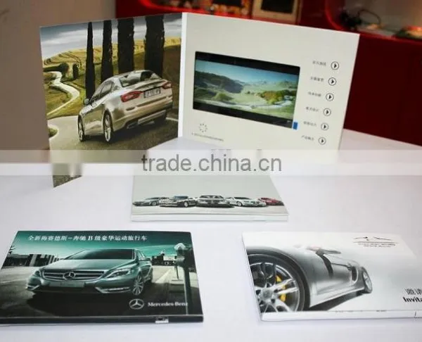 Hot Sale 7 Inch Blue Picture Video Lcd Business Card Video Brochure for Advertising photo-4