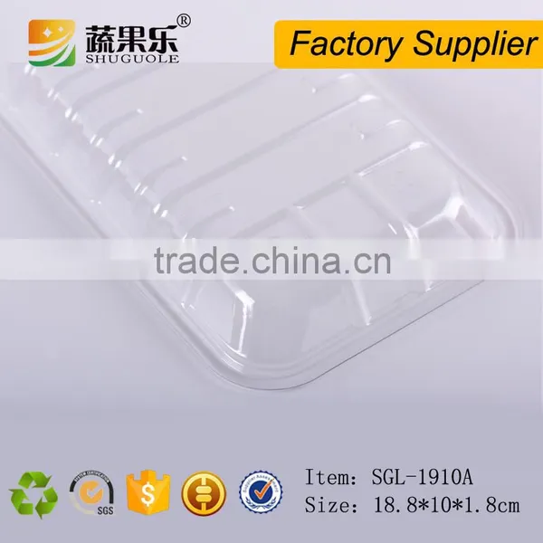 Disposable Plastic Fruit Vegetable Tray for Supermarket photo-6