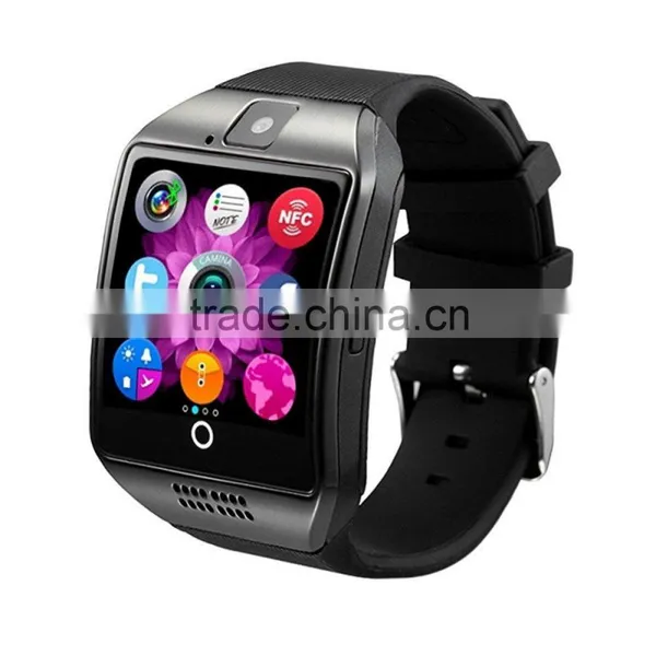 New Item Curved Screen Bend Screen SIM Card Slot Camera NFC Q18 Smart Watch photo-5