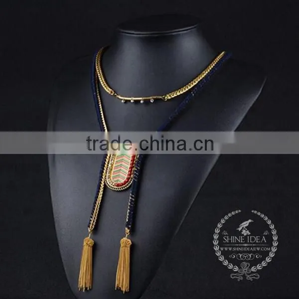 High Quality Vintage Style Chunky Statement Necklace Tin Alloy Fashion Women Pendant Necklace 6390114 photo-2
