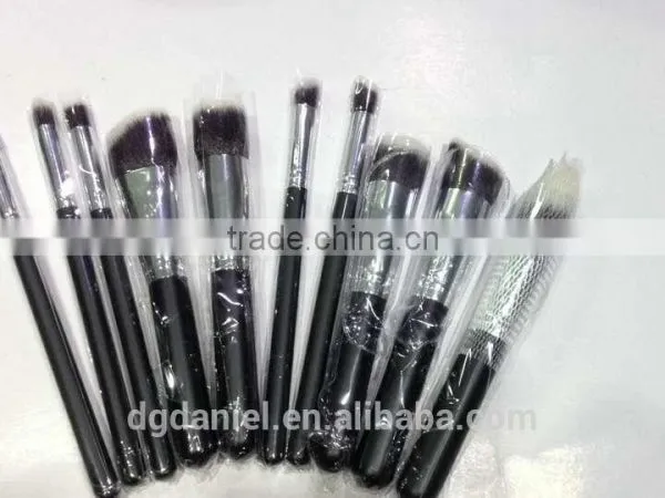 10pcs Black Makeup Brush Set,high-end Luxury Makeup Brushes photo-4
