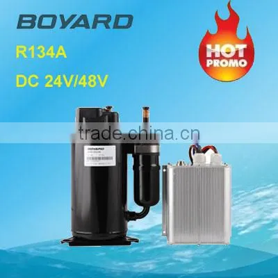 Hot Promo! R134a 48v Compressor Made in China for 100% Solar Air Conditioner Solar Cold Storage of Telecom Shelters for Bts
